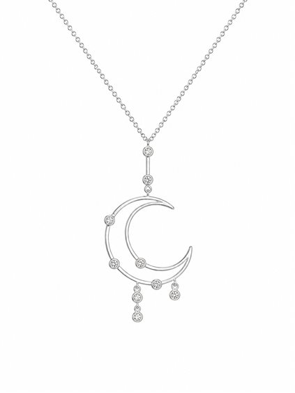 Necklace Recarlo Woman in Gold Diamante 0.11 Ct AD 247/B - AD 247/B